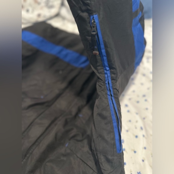 STARTER VTG Y2K Men’s Sz: XL Down Jacket Heavy Duty Ski Winter Black & Blue. - Picture 11 of 16